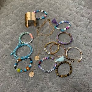 Bundle of bracelets/necklace